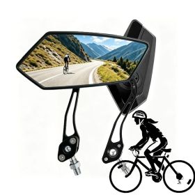 Road Cycling Bicycle Handlebar Rear View Glass for Outdoor Riding(USPS Shipping)