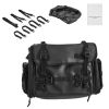 Motorcycle Tail Bag, 40-60 L Expandable Motorcycle Rear Seat Bag with Waterproof Rain Cover