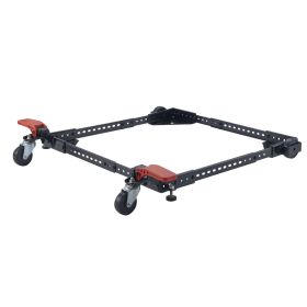 Mobile Base, 500 lbs Weight Capacity, Adjustable from 12" x 12" to 36" x 36", Heavy Duty Universal Mobile Base Stand with Swivel Wheels