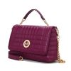 MKF Collection Lola Quilted Vegan Leather Women's Shoulder Bag by Mia K