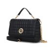 MKF Collection Lola Quilted Vegan Leather Women's Shoulder Bag by Mia K