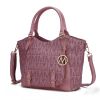 MKF Collection Fula Signature Satchel Bag by Mia k