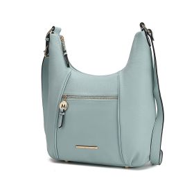 MKF Collection Lavinia Vegan Leather Shoulder Bag by Mia K (Material: Vegan Leather, Color: Seafoam)