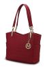 MKF Collection Malika M Signature Satchel Handbag by Mia k
