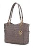 MKF Collection Malika M Signature Satchel Handbag by Mia k