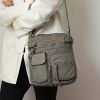 MKF Collection Stiella Women's Vintage Crossbody Bag, Faux Leather Shoulder Purse with Multiple Pockets and Adjustable Strap by Mia K